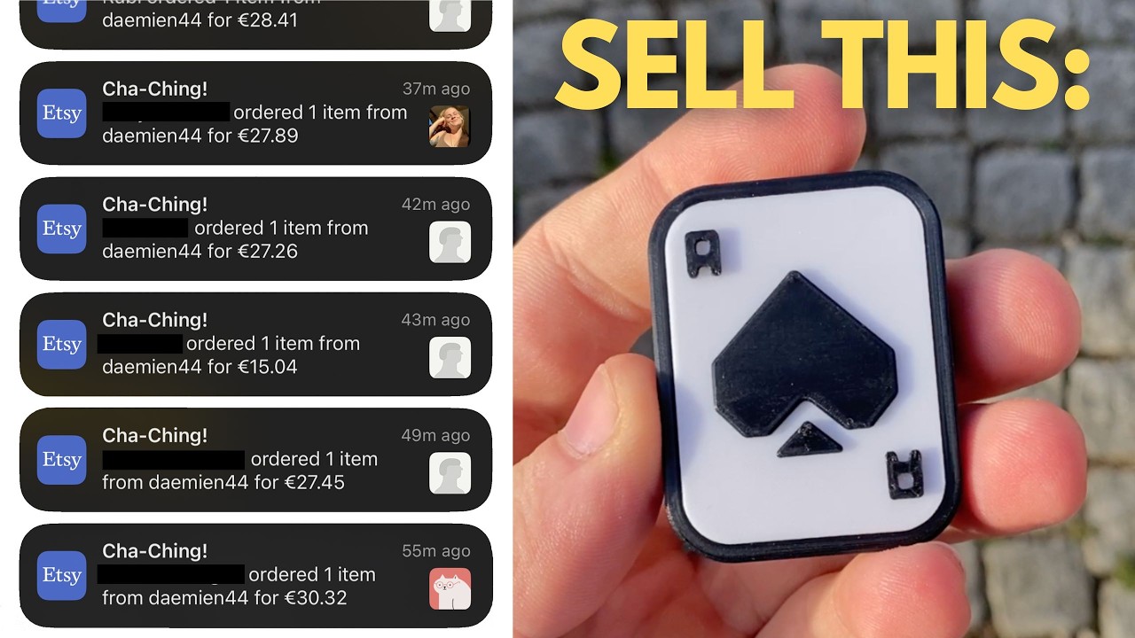 10 products to 3d print and SELL on Etsy!