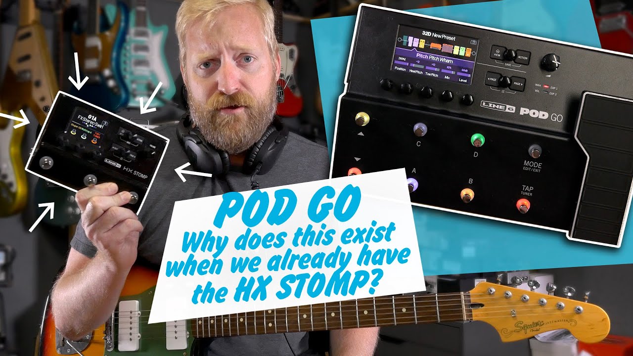 Line 6 POD GO (Should you buy the HX Stomp instead?) + Fun dives into expression control