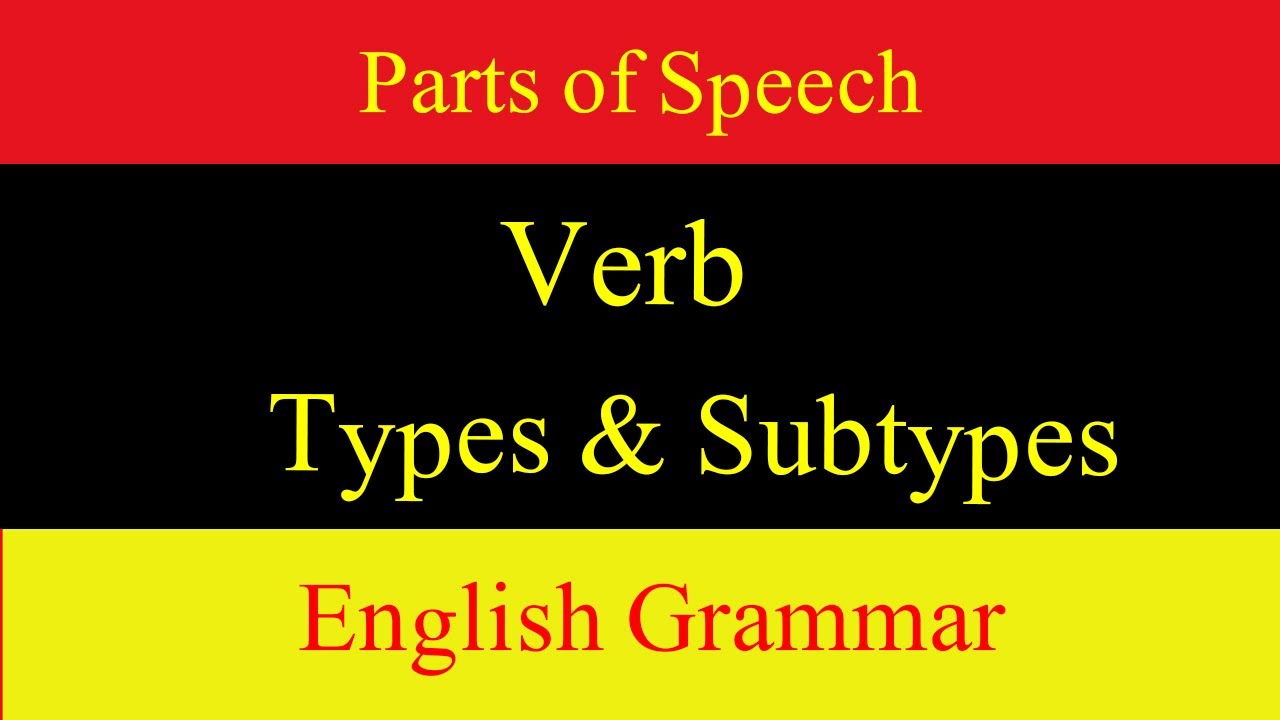 Verb  | Types & Subtypes | English Grammar for Students, Teachers, Beginners & Job Test Candidates