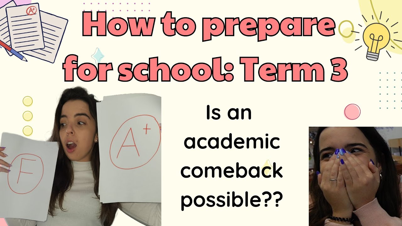 Term 3 How to prepare & make an academic comeback?!