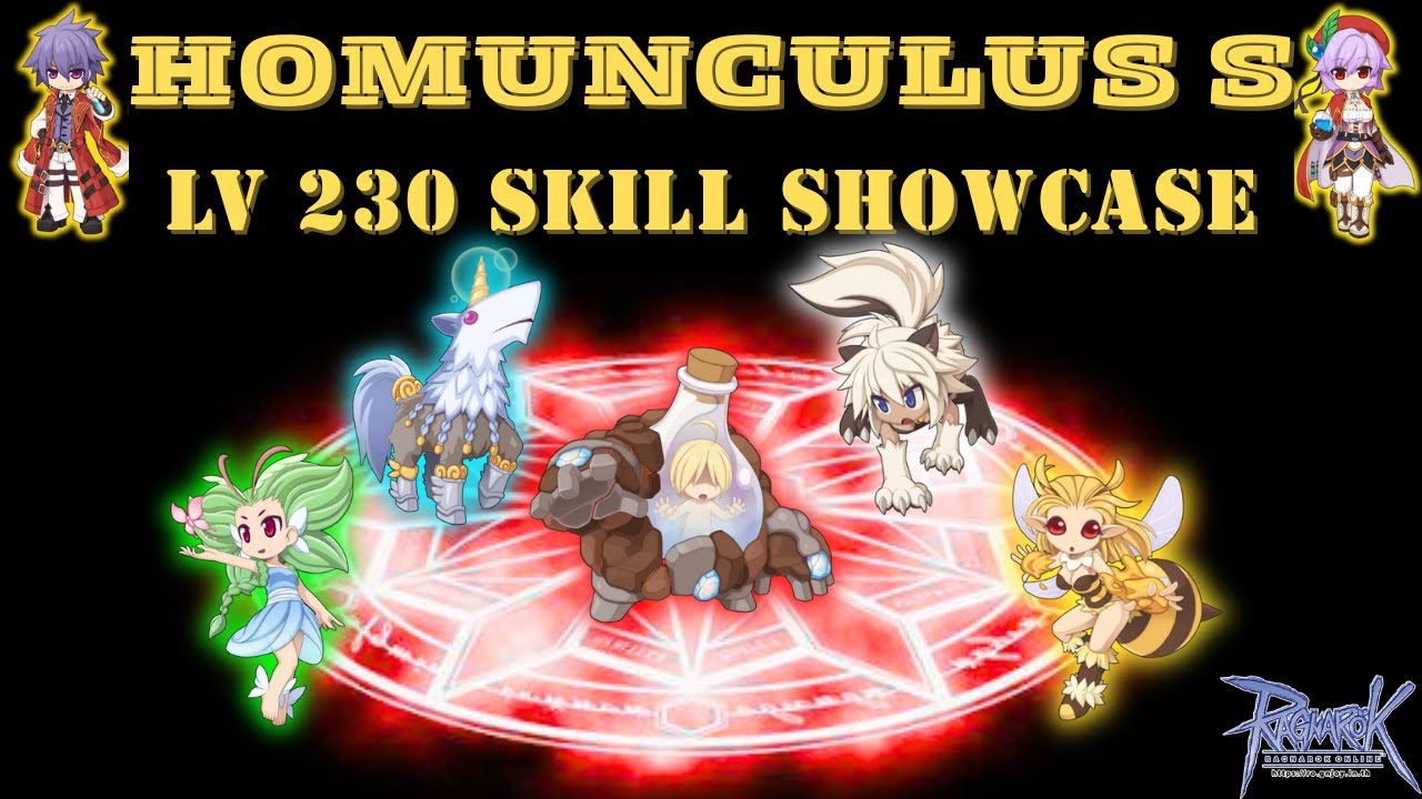 [RO GGT] Homunculus S Class 4 - Skill Showcase