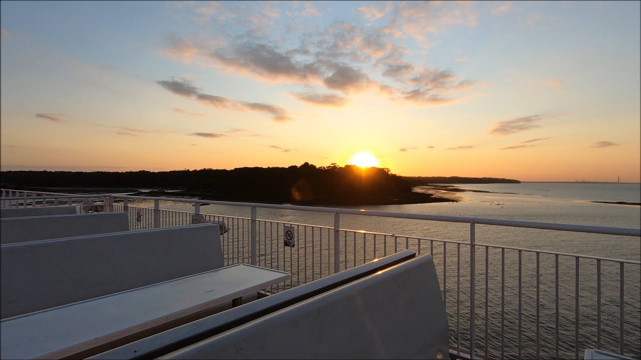 View From The Top Deck - Wightlink Ferry Approaching Fishbourne, Isle Of Wight - 2021 | kittikoko