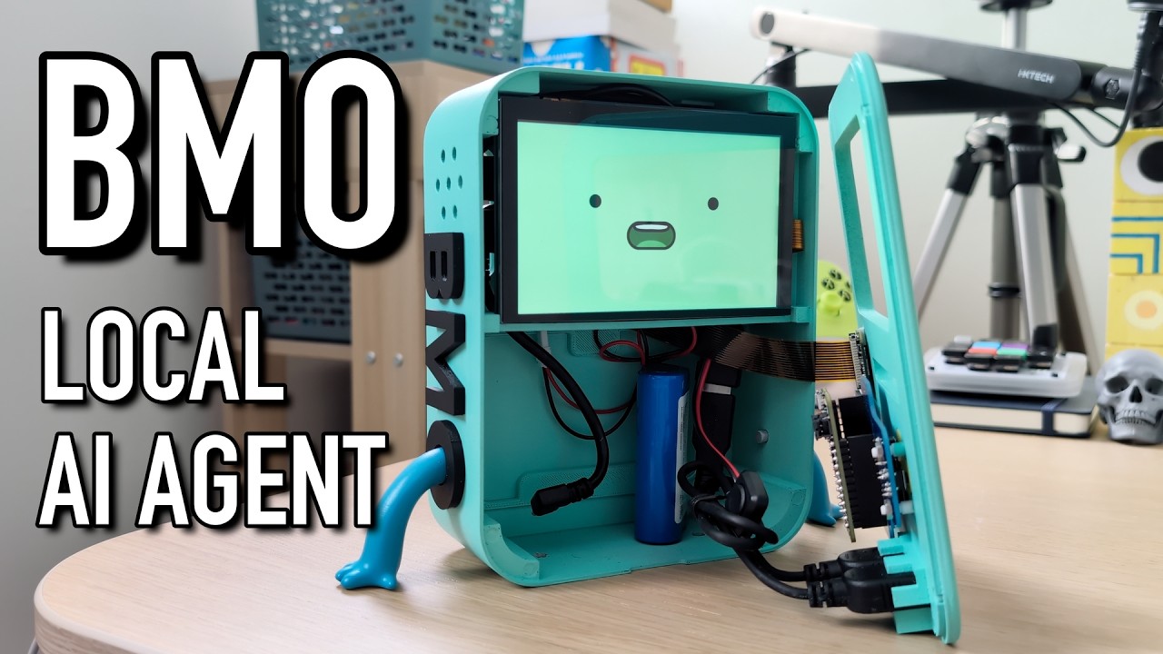 I made a real BMO local AI agent with a Raspberry Pi and Ollama