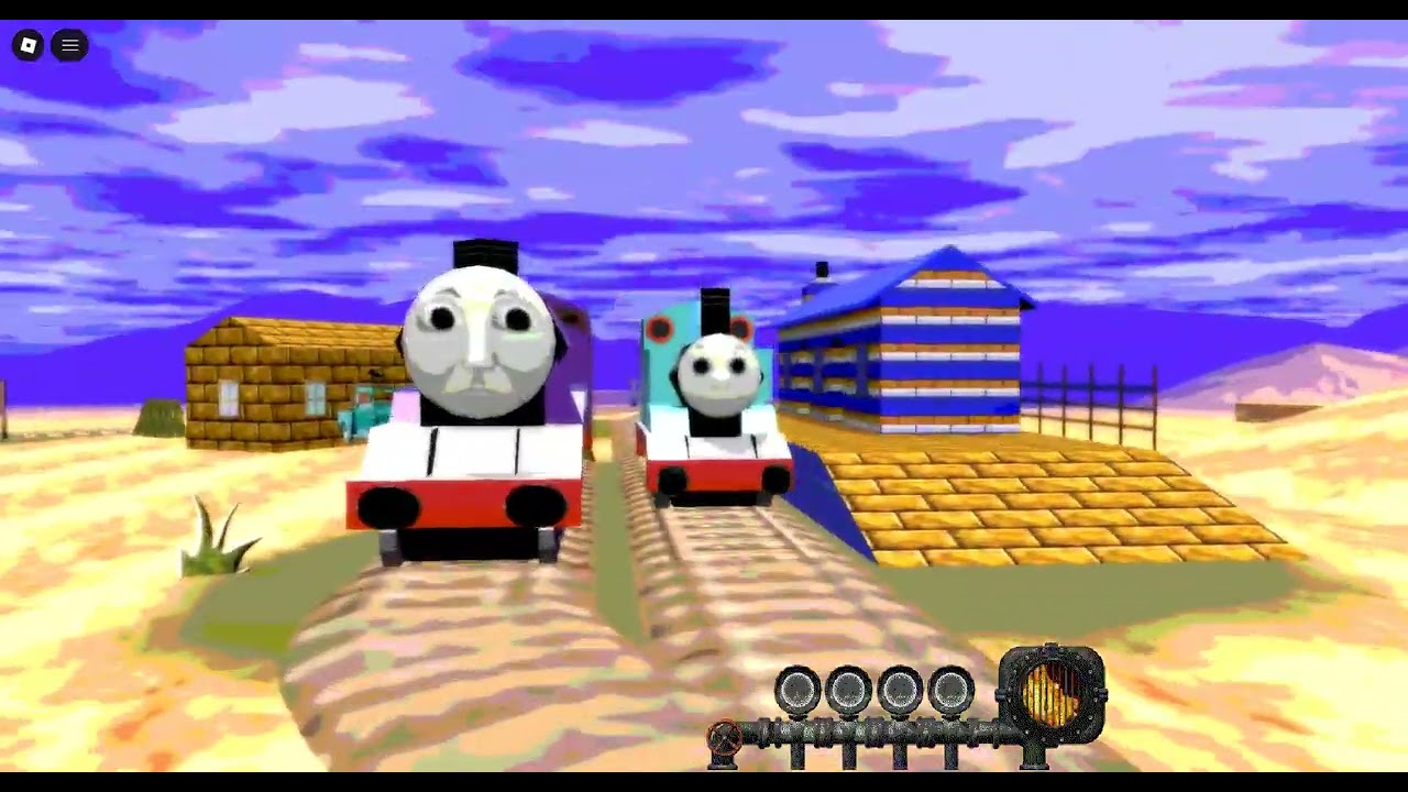 Playing Thomas adventure ( the game)