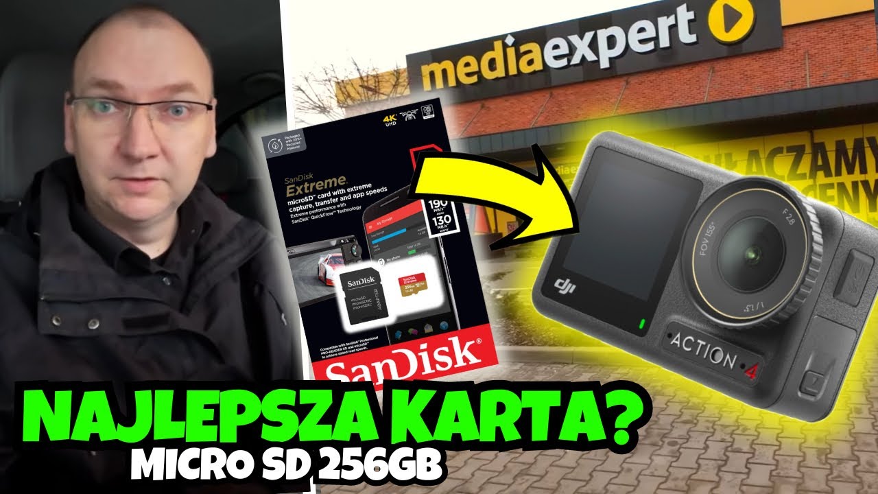 Jak sformatować kartę w kamerce  DJI OSMO ACTION 4? | Micro SD Sandisk Extreme 256GB | OdpoczywaMy
