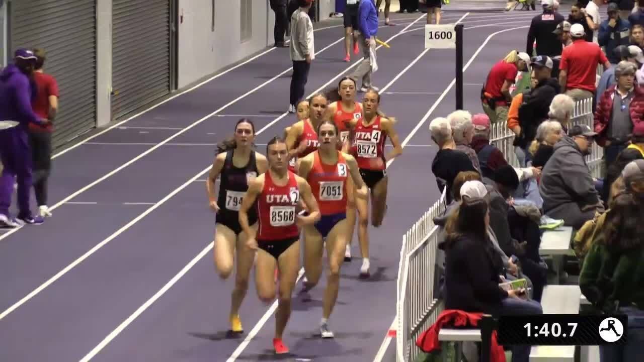 Women's 800m Section 10 - Washington Indoor Invitational 2026 [Full Race Replay]