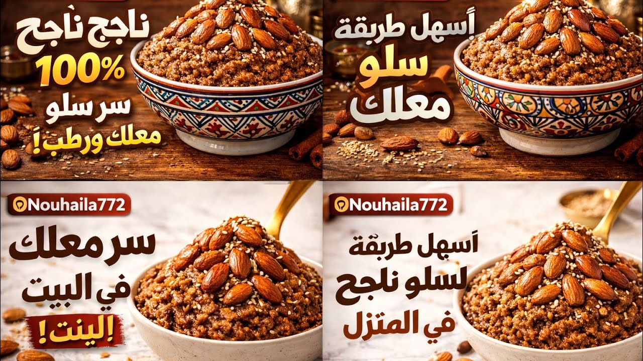 سلو مغربي معلك ورطب بطريقة مضمونة 100% | سر القوام المثالي بلا ما ينشف 😍