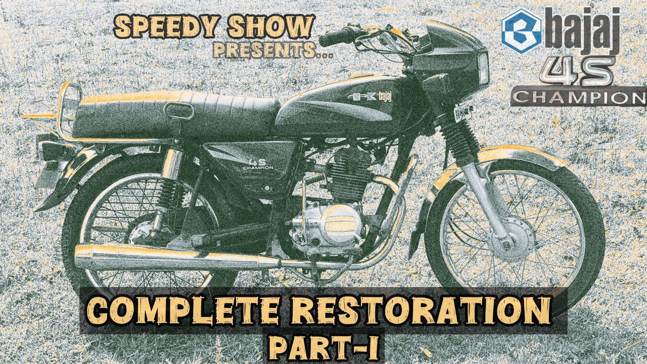 BAJAJ KB4S|RESTORATION PART - 1|By @speedygarage4083 #bajaj4schampion #bajajboxer