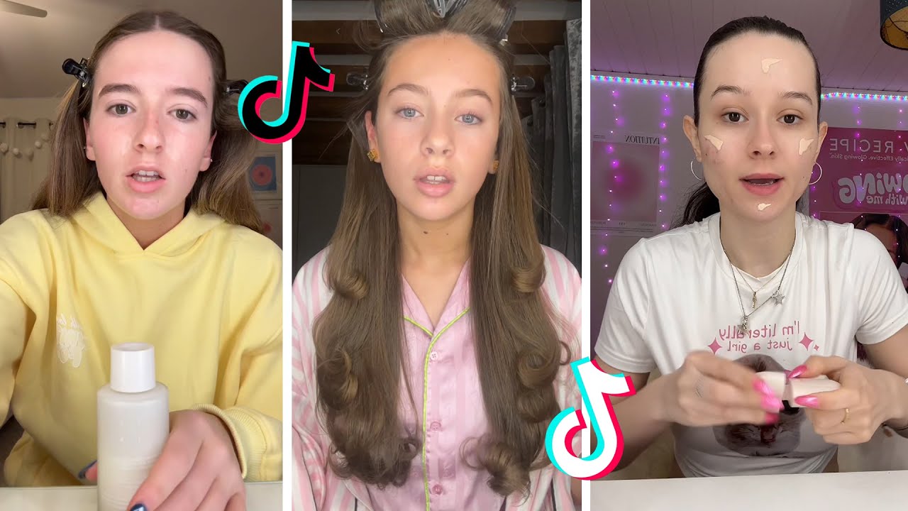 Makeup Tutorial Tiktok Compilation - GRWM  ( Get Ready With Me ) ❤️(Skincare, Makeup, Outfits) 1188🥰