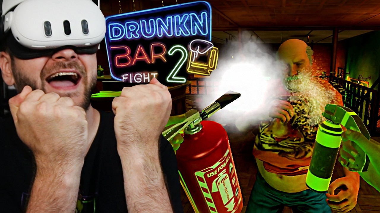 Rozpętałem bójkę w barze - Drunkn Bar Fight 2 (VR - Meta Quest 3)