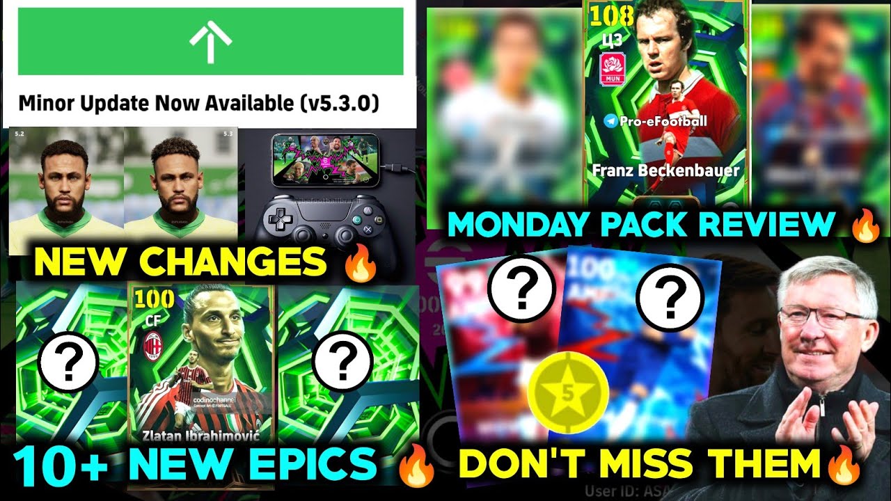 10+ New epics 💥 New minor update changes ✅ | Best player in nominating contract | Efootball