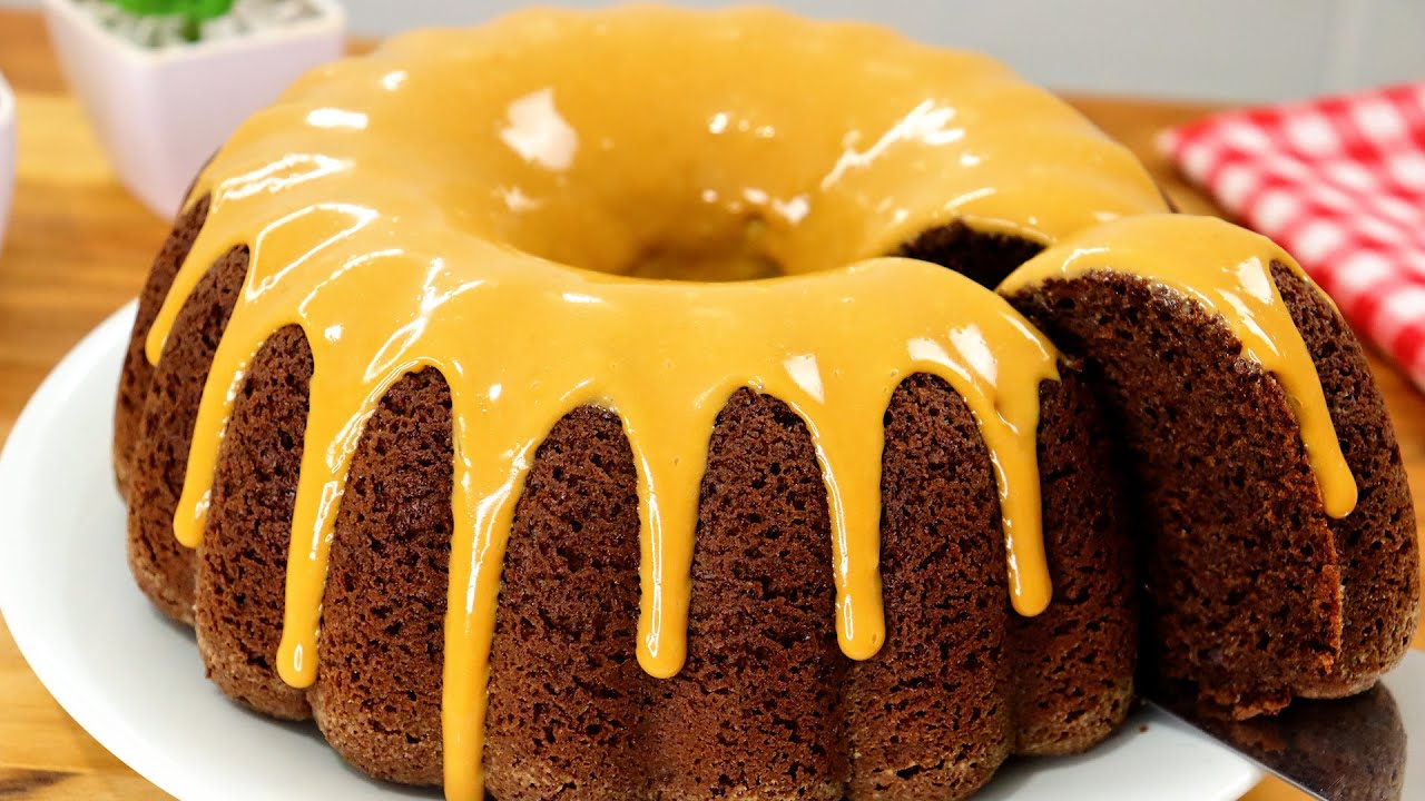 BOLO PÃO DE MEL MASSA UMIDA E DELICIOSA