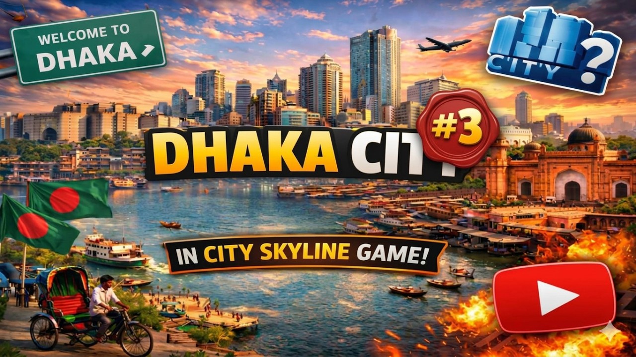 Recreating Dhaka, Bangladesh in Cities: Skylines | Part 3