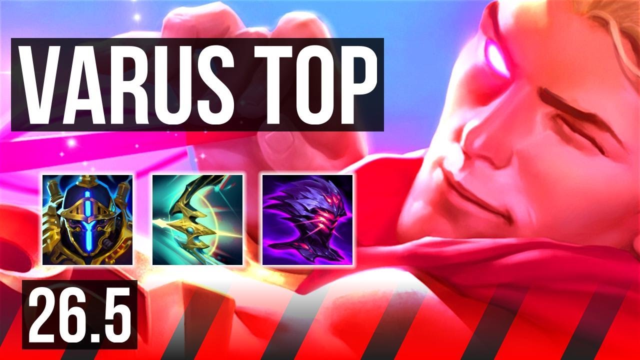 VARUS vs DARIUS (TOP) | 9k gold comeback | EUW Master | 26.5