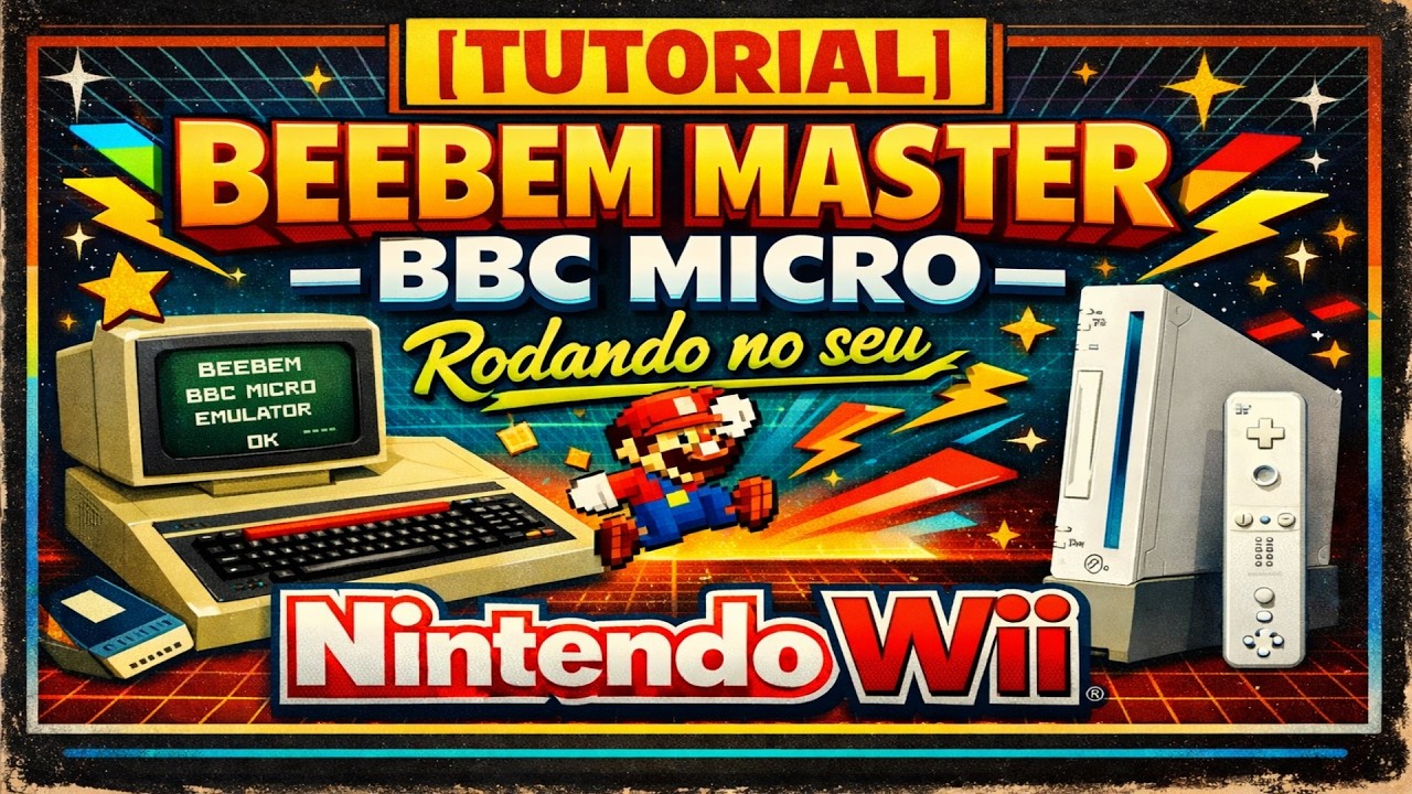 [TUTORIAL] - BEEBEM MASTER: BBC MICRO Rodando no seu Nintendo Wii. #antigasjogatinas