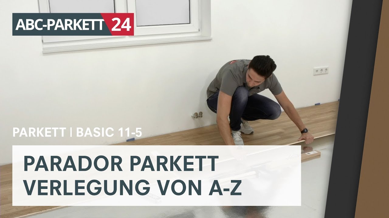 PARADOR Parkett Basic 11-5 richtig verlegen