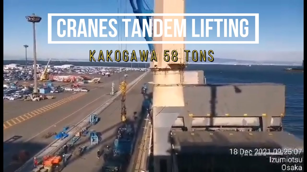 CRANES TANDEM LIFTING KAKOGAWA 58T