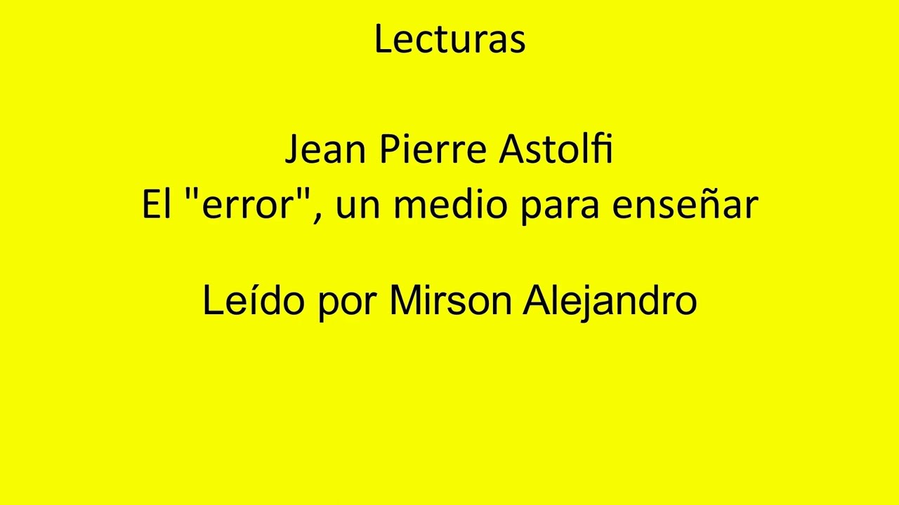 Jean Pierre Astolfi - El 