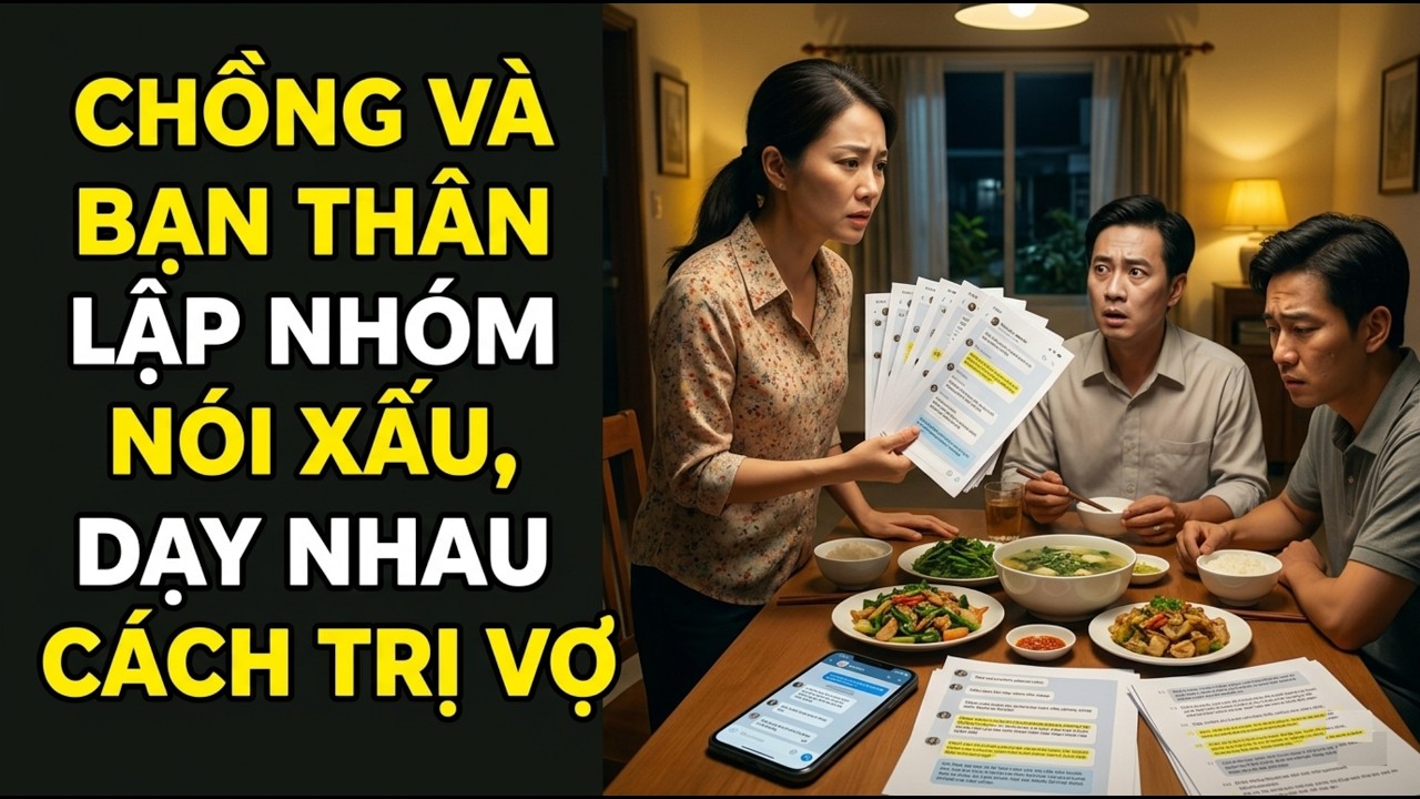 Tôi Không Ngờ Chồng Và Bạn Anh Đã Nói Về Tôi Như Thế Này