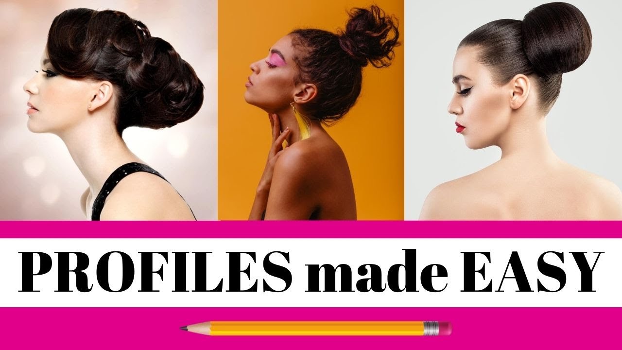 Drawing HAIRSTYLES on PROFILES all figured out!  ✍️