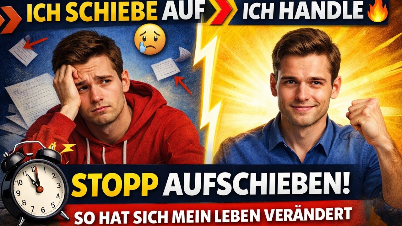 بودكاست ألماني مترجم للتعلم    Du bist nicht faul      – so besiegst du Prokrastination für immer“