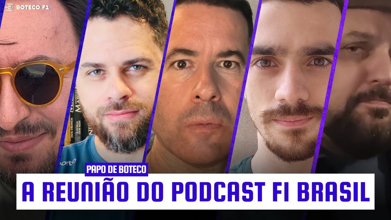 A REUNI&Atilde;O DE 12 ANOS DO PODCAST F1 BRASIL 🎙️🏎️