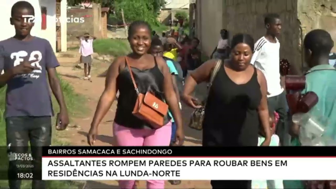Bairros Samacaca e Sachindongo - Assaltantes rompem paredes para roubar bens em residências