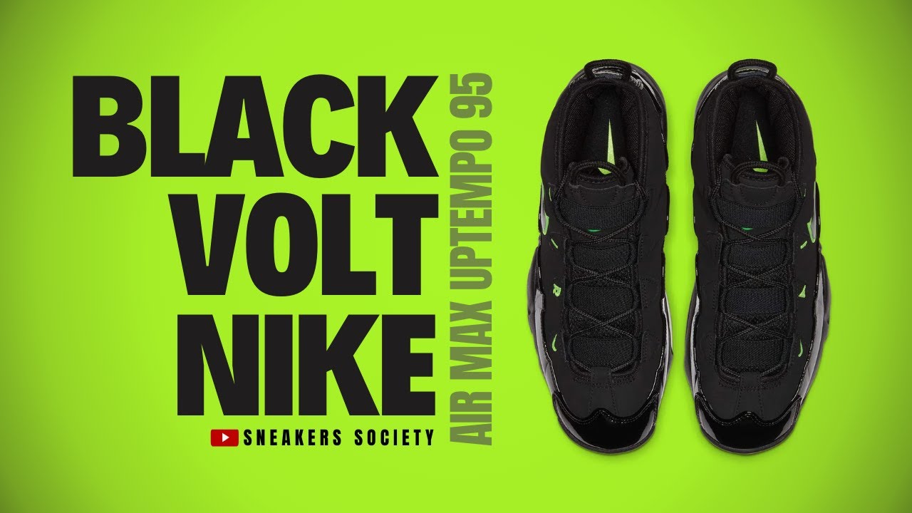 BLACK VOLT 2025 Nike Air Max Uptempo | DETAILED LOOK + PRICE