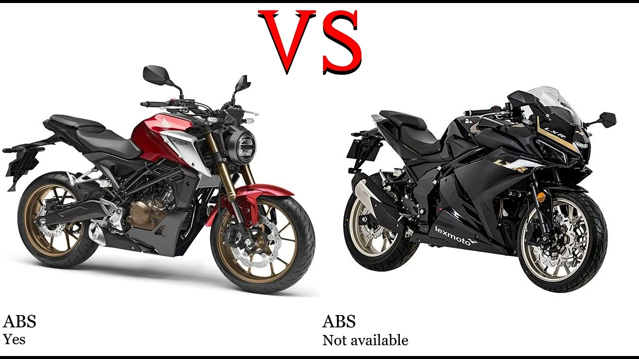 Honda CB 125 R vs Lexmoto LXR 125 Test specification comparison