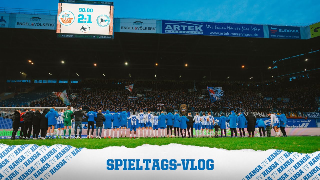 ⚽️Hansa hautnah❗️Rückblick auf den 15. Spieltag gegen Arminia Bielefeld💙🤍❤️ #fch