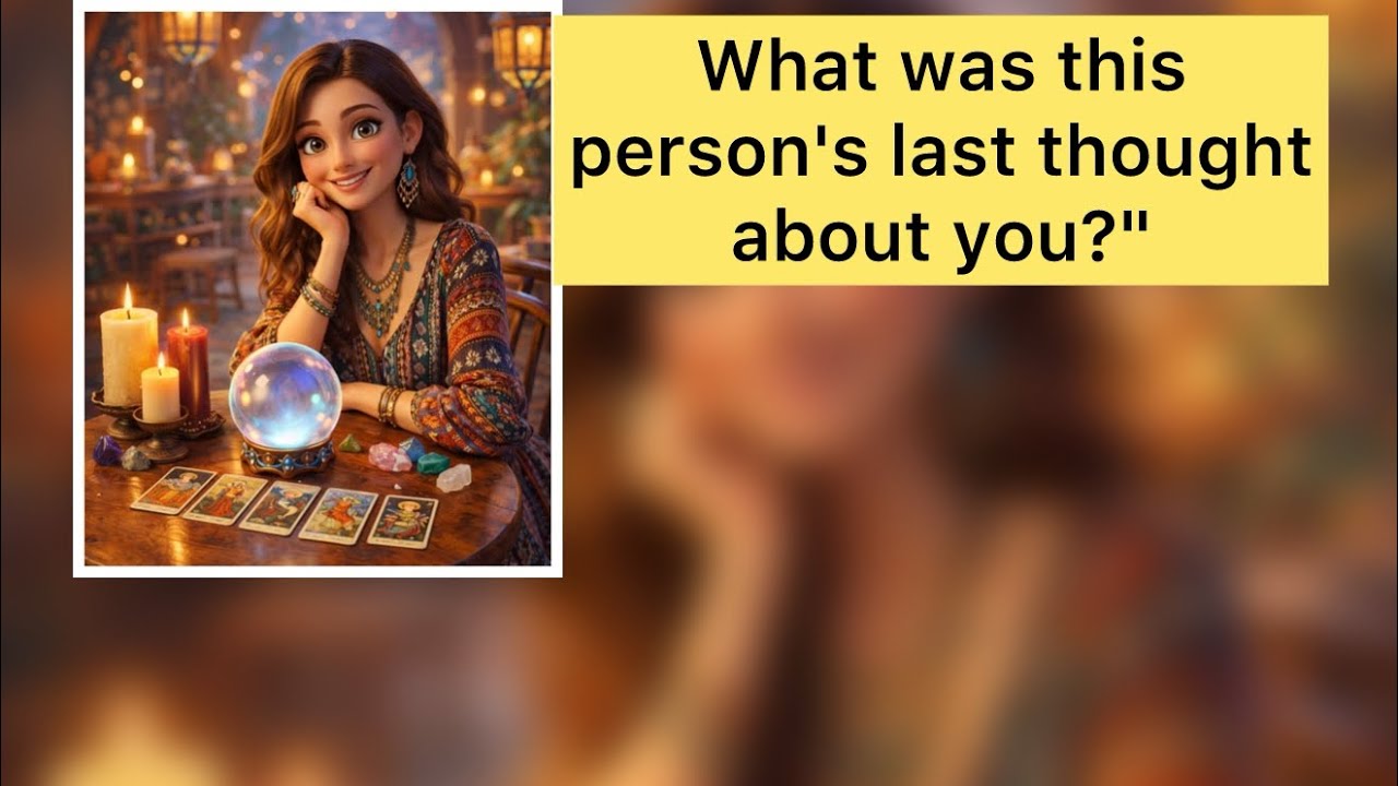 आपको लेकर इस व्यक्ति के आखिरी विचार (या सोच) क्या थे?#tarot #timelessreading #hinditarot 