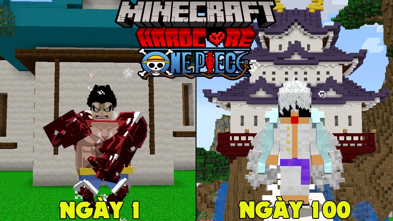 RAKYVN SỞ HỮU GEAR 5 SINH TỒN 100 NGÀY TRONG MINECRAFT ONE PIECE SIÊU KHÓ TIÊU DIỆT KAIDO !!