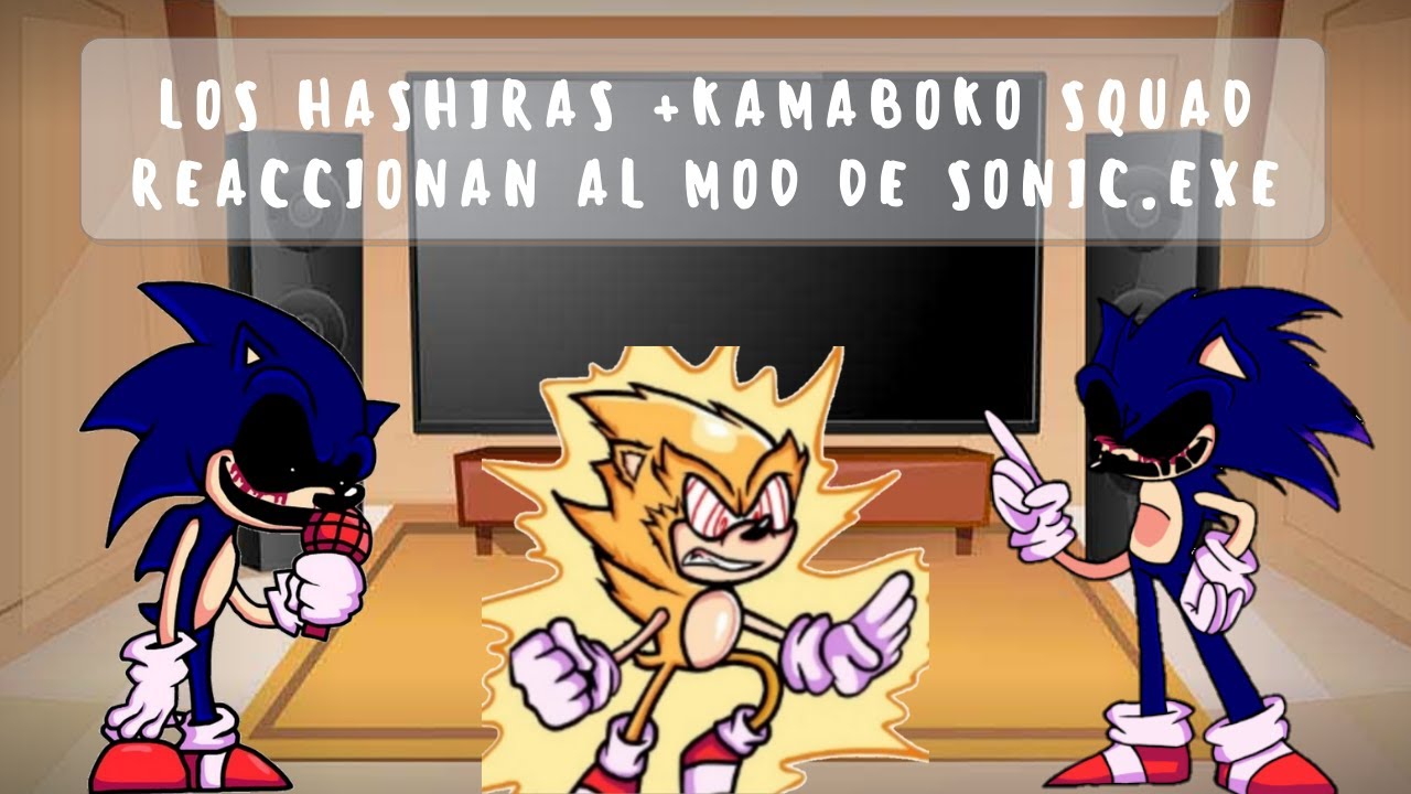 Demon Slayer reacciona a Sonic.Exe 2.0 // Fnf // SUBTITULOS EN INGLES // MY AU // Kirumi