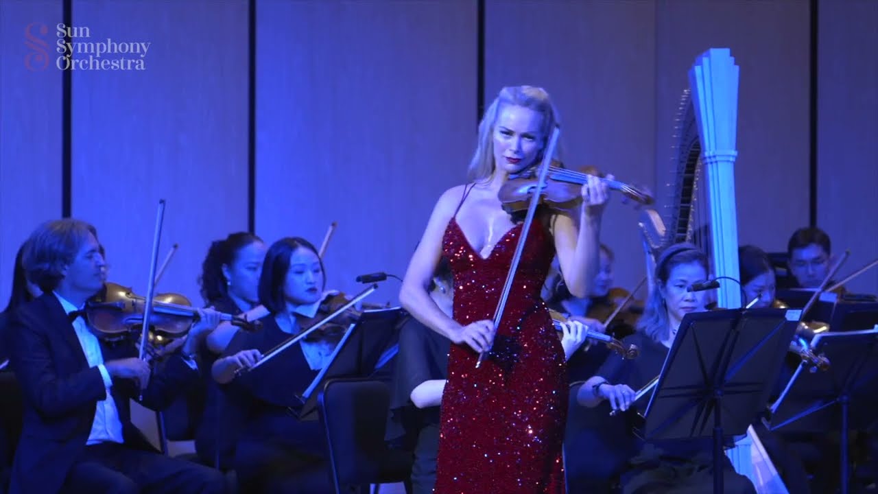 Caroline Campbell with the Sun Symphony Orchestra plays 