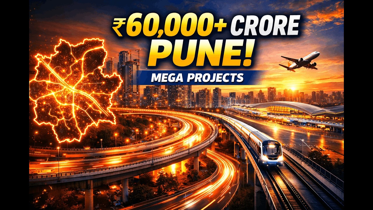 “Pune’s ₹60,000+ Crore Mega Infrastructure Boom Ring Road, Metro & International Airport Explained!”