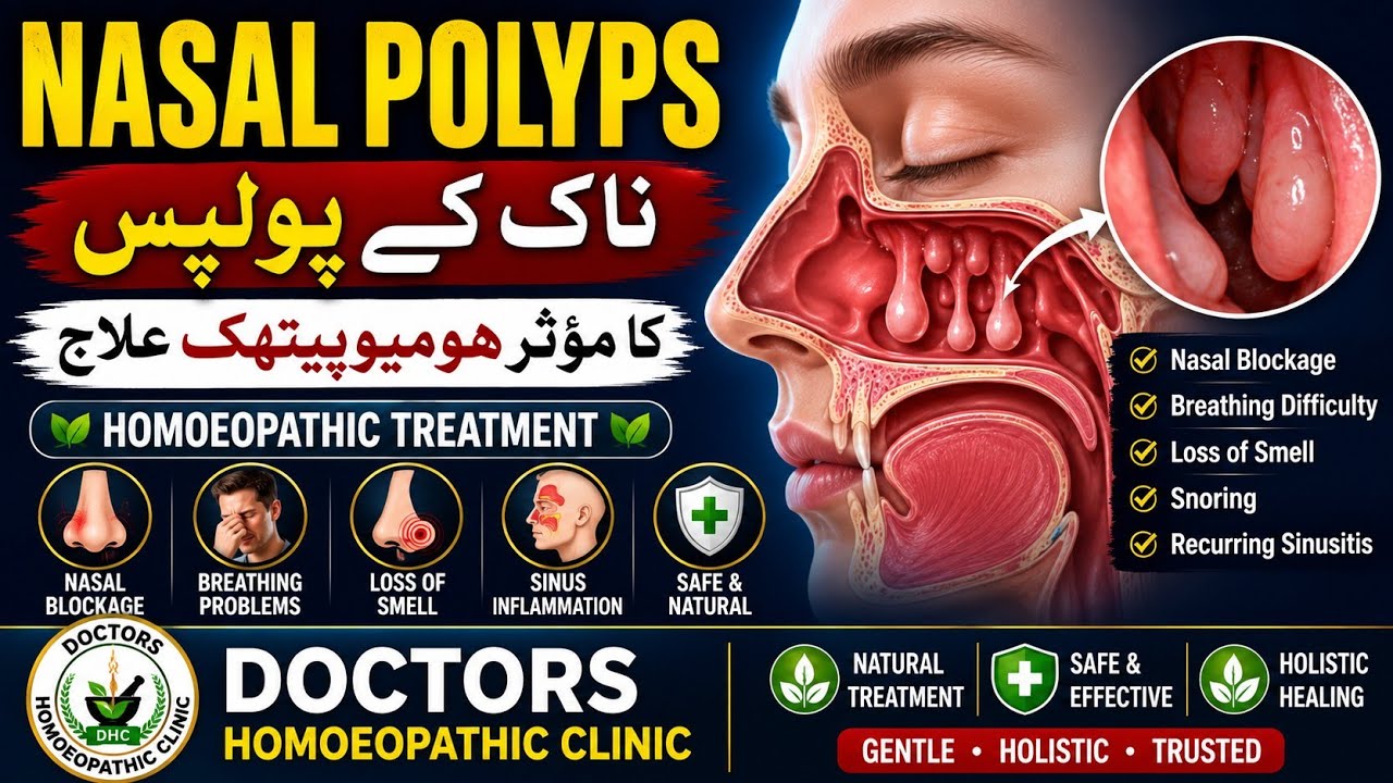 Nasal Polyps Treatment | Nasal Blockage & Breathing Problems | Urdu