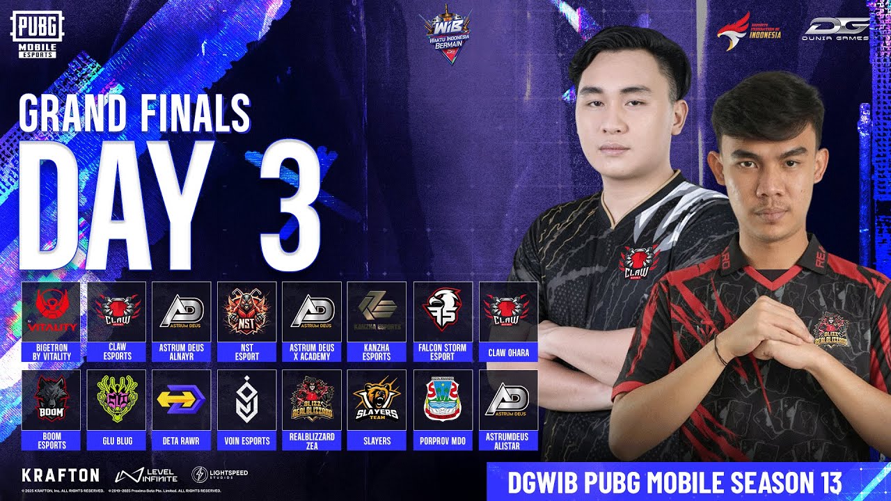 🔴DGWIB PUBG MOBILE SEASON 13 : GRAND FINAL DAY 3