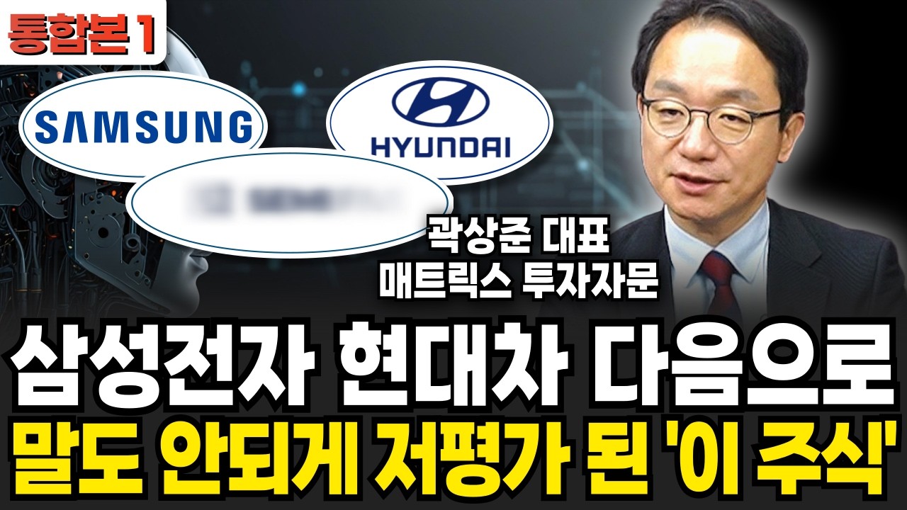 지금 가장 저평가 된 대형주 앞으로 상승 여력 남아있다 (곽상준 대표 / 통합본 1부)