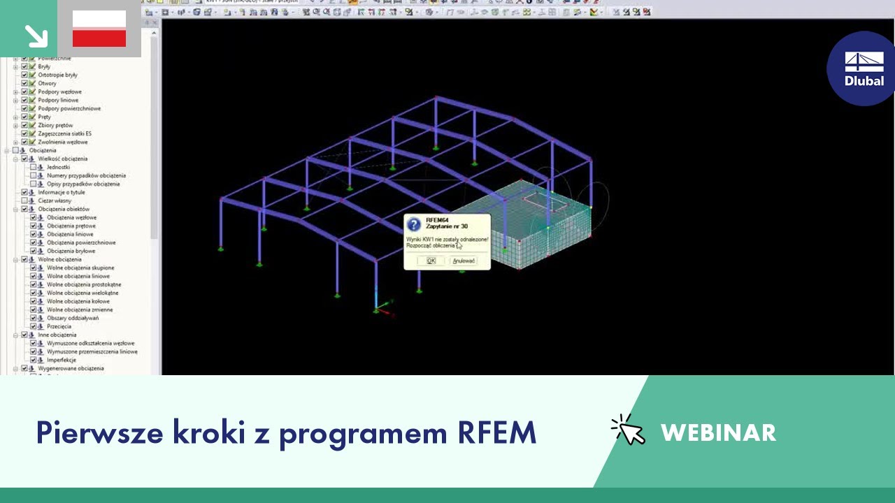 Webinarium : Pierwsze kroki z programem RFEM