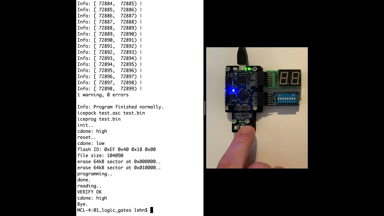 01 icebreaker FPGA example (always_comb)