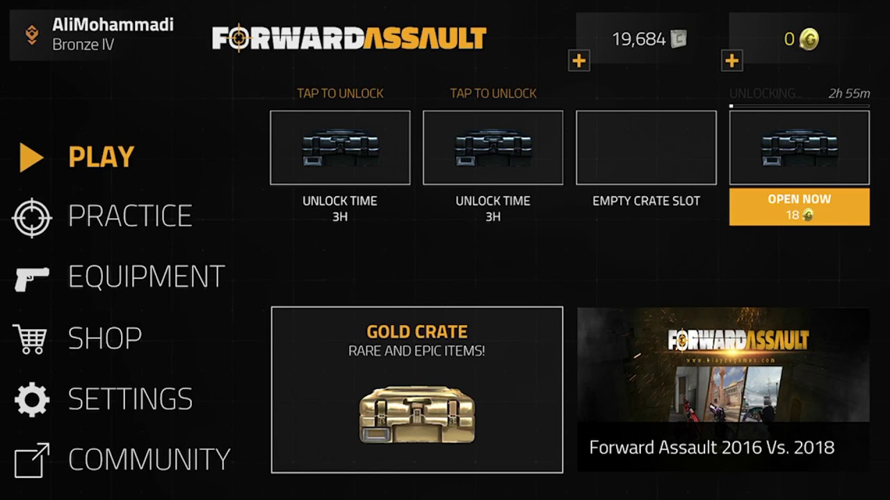 Giving My Forward Assault Account Away