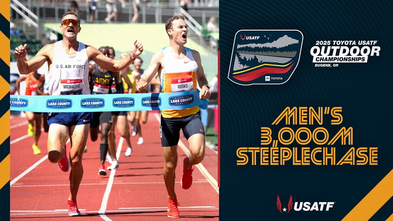 Men's Steeplechase Final of the 2025 Toyota USATF Outdoor Championships