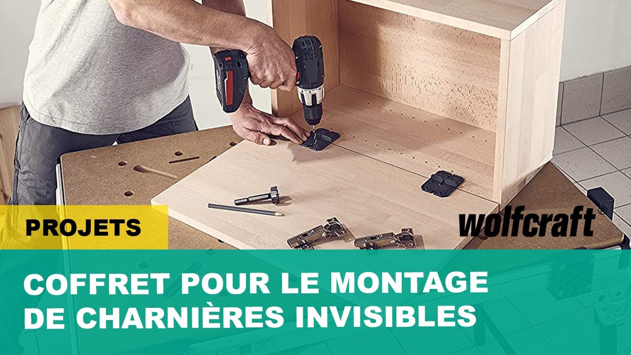 Coffret pour montage pour charni&egrave;res, &Oslash; 35 mm | Wolfcraft