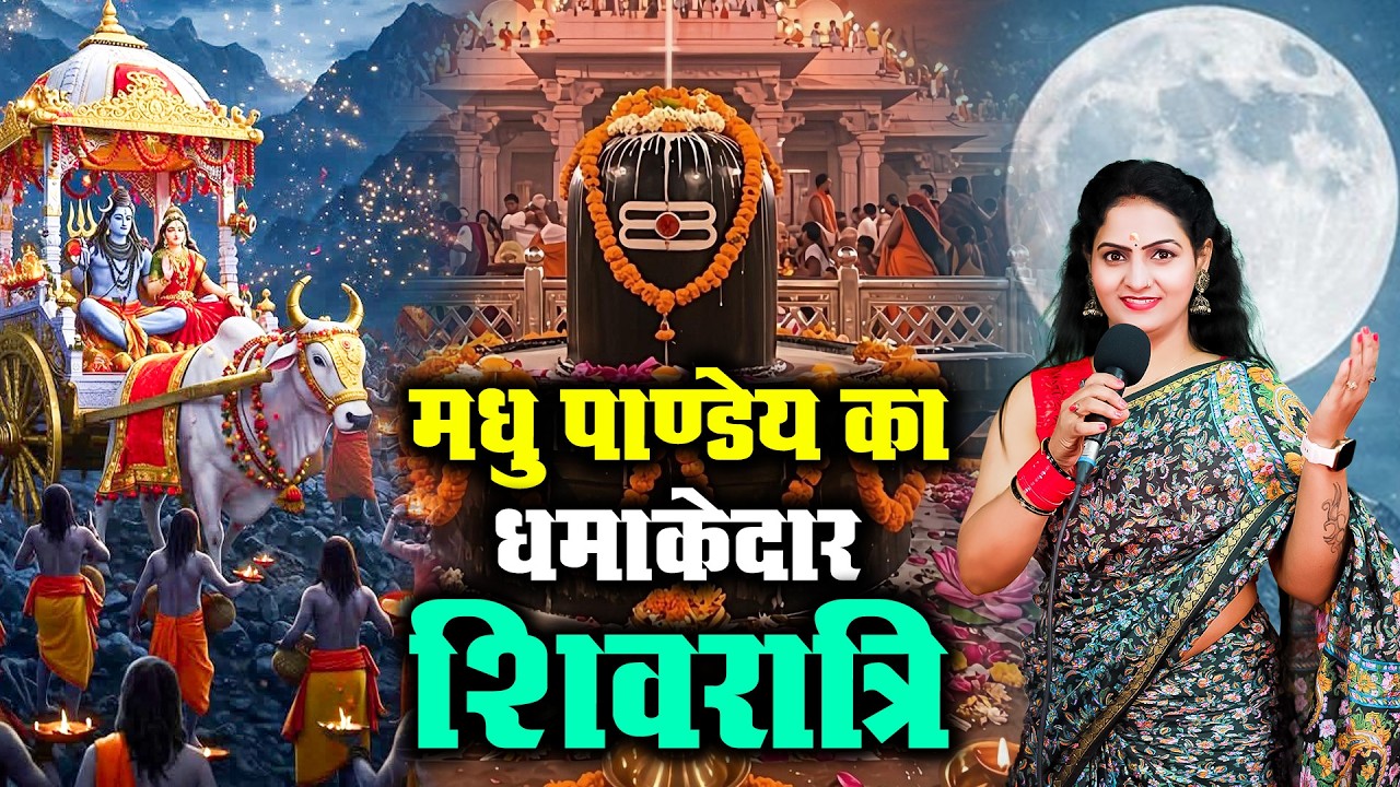 मधु पाण्डेय का धमाकेदार शिवरात्रि | Nonstop Bhojpuri Shivratri 2026 | Shivratri Shiv Charcha 2026