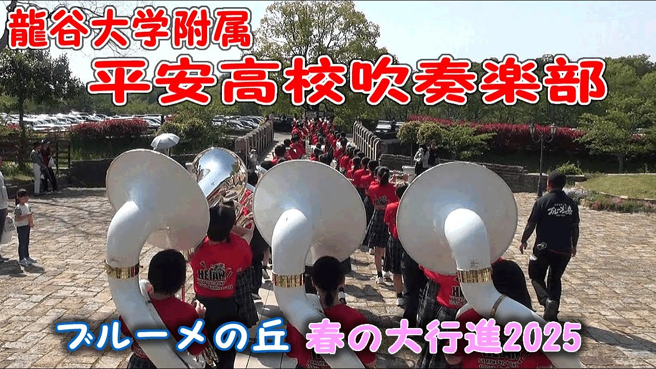 龍谷大学付属平安高校吹奏楽部 ブルーメの丘『春の大行進2025』（午後の部）