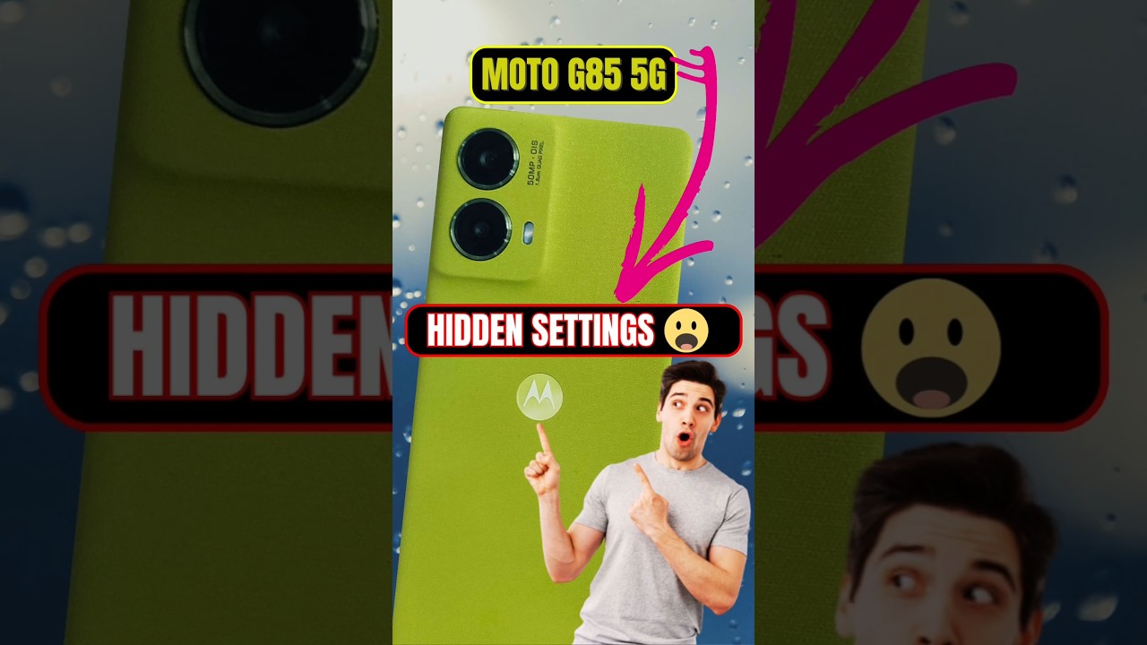Motorola Moto G85 5G Tips and Tricks: TOP Hidden Features in Motorola #motog85 #shorts