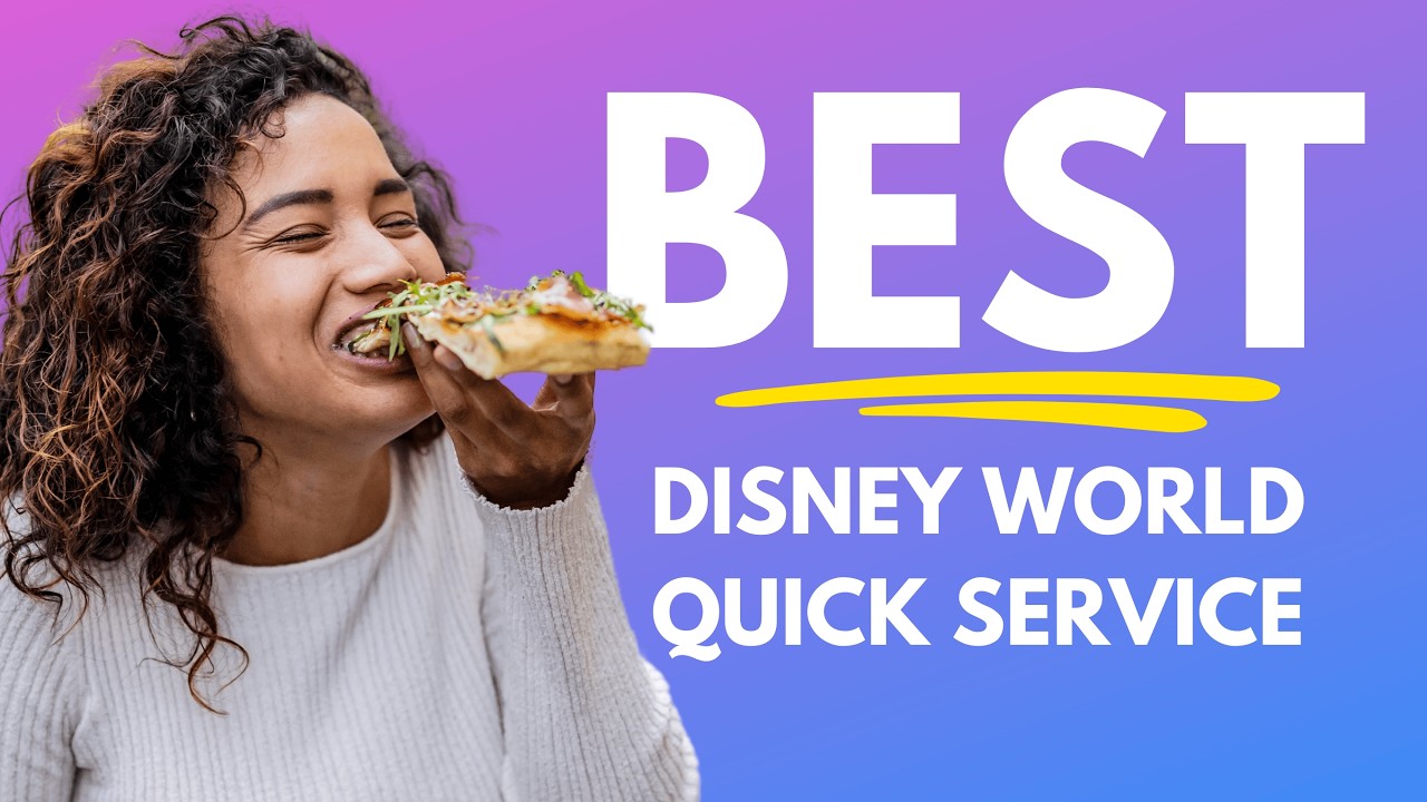 I Ate My Way Through EVERY Disney World Quick Service 🍔🍟🍕 (So You Don't Have To! 😅)