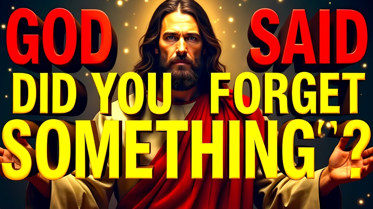 GOD SAYS- 