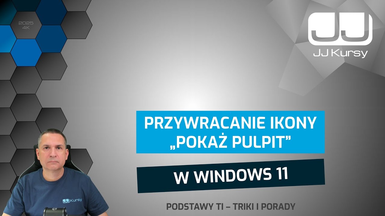 Przywracanie ikony „Pokaż Pulpit” w Windows 11