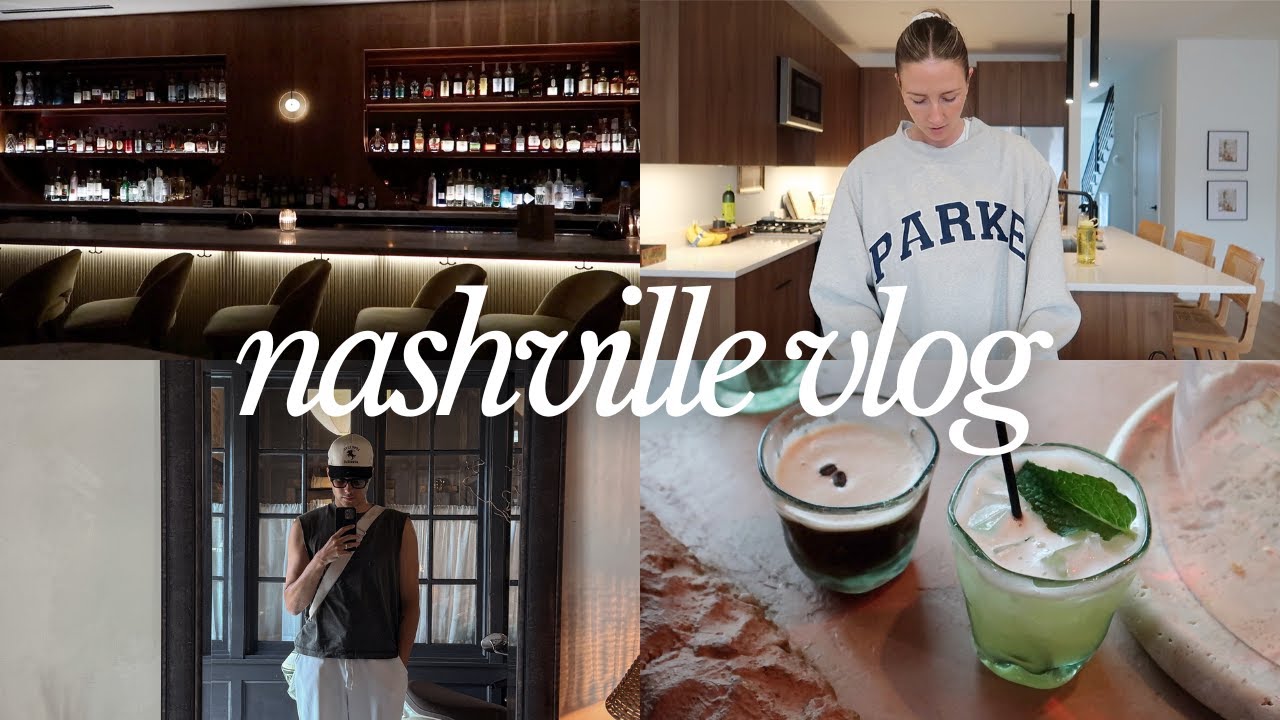 vlog | nashville cocktail bars, best coffee in nashville, trader joes haul, kylie cosmetics unboxing